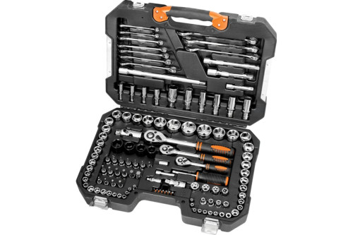 Набор инструментов 1/4 +3/8 +1/2 Кратон TS-22 socket 120 / 2 28 09 022